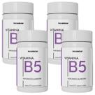 Kit 4 Vitamina B5 Ácido Pantotênico Natunéctar 240 Capsulas 500mg Original