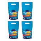 Kit 4 Weekend 4Kg Produto Para Piscinas Verdes - Hidroazul