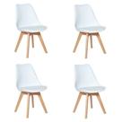 Kit - 4 X Cadeiras Leda - Branco