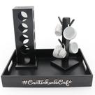 Kit 4 Xicara Coquinho Porta Capsula Para Dolce Gusto Bandeja