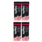 Kit 4 YoPRO Bebida Láctea UHT Morango 15g de proteínas 250ml