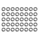 Kit 40 Arruela Aço Parafuso de Afinação Bateria Metal TA752