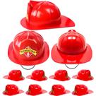 Kit 40 Capacetes de Bombeiro Tema de Festa Decoração Aniversário
