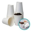 Kit 40 Copos Papel Branco 266ml Biodegradável Café Chá Expresso