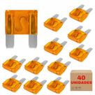 Kit 40 Fusível Max Automotivo 40 Amperes Lâmina Bateria Lote