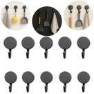 Kit 40 Ganchos 4cm P/ Toalha e Vassoura Uso Doméstico