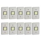 Kit 40 Interruptor Bipolar Simples C/placa 2516 Pial CZ 25 A - 250V