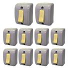 Kit 40 Interruptor Silentoque Sobrepor Simples 10a 1500 Pial