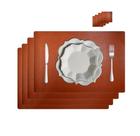 Kit 40 Jogo Lugar Americano resturante bar impermeável couro Kit 40 Jogo Lugar Americano resturante bar impermeável couro