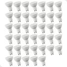 Kit 40 Lâmpada Led Dicroica Gu10 MR16 7W Bivolt 2700K / 4000K / 6000K Luminatti Kit 40 Lâmpada Led Dicroica Gu10 MR16 7W Bivolt 2700K / 4000K / 6000K Luminatti