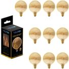 Kit 40 Lâmpada Led Filamento Retrô Borda Flame 4w Biv 2200k