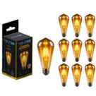 Kit 40 Lâmpada Led Filamento Retro St64 4w E27 2200k 360lm Kit 40 Lâmpada Led Filamento Retro St64 4w E27 2200k 360lm