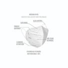 Kit 40 Máscaras De Proteção Pff2 Kn95 C/ Anvisa Marca Una