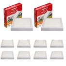 Kit 40 Painel Led Sobrepor 18w Bivolt 6500k Quadrado Ourolux