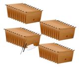 Kit 40 Pasta Suspensa Kraft Com Grampo Para Arquivo Dello