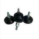 Kit 40 pé nivelador/sapata borracha 4,8cm parafuso 5/16pol
