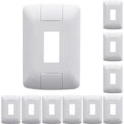 Kit 40 Placa 1 Modulo Vertical 4x2 Tramontina Aria Branco
