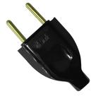 Kit 40 Plugue Pino Macho 2p 10A Oco Com Inmetro 110V/220V Bivolt Preto