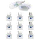 Kit 40 Protetores contra Surtos 3 Pinos 10A Trasparente - Clamper