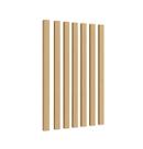 Kit 40 Ripas 5x90 em MDF CRU 3MM Painel SHIPLAP Ripado