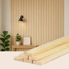 Kit 40 Ripas de Madeira Pinus Aparelhada 1,5x0,5 Repac Madeiras