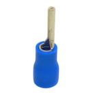 Kit 40 Unidades Terminais Elétrico Conectores Azul Tipo Pino Agulha 1,5mm à 2,5mm Ilhós Oco Pré Isolados Tubular