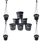 Kit 40 Vasos Vazados P/ Plantas Orquídeas Pote 15+40 Hastes