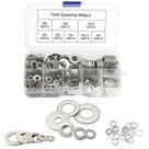 Kit 400 arruelas planas aço inox m2 m2.5 m3 m4 m5 m6 m8 m10