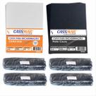 Kit 400 Capas E 400 Espirais Pretos Para Encadernação 07mm