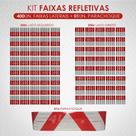 Kit 400 Faixa Refletiva Lateral Coragem + 1 Parachoque Coragem Kit 400 Faixa Refletiva Lateral Coragem + 1 Parachoque Coragem