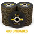 Kit 400 Un Disco De Corte Inox 4.1/2 Navalha Titanium