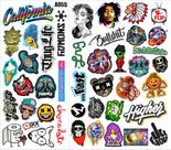 Kit 43 Adesivos Para Skate Notebook Mala Marca Skateboarding