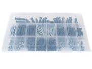 Kit 450 Peças Parafusos Philips Buchas Anel 5 6 8 10 e Caixa