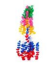 Kit 48 Colares Havaiano 6 Cores Liso Colar Festa Carnaval - Real