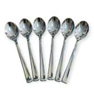 Kit 48 Mini Colheres Descartável Prata Plástico Luxo 12,8cm