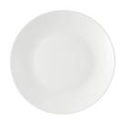 Kit 48 Pratos 18cm Plástico Duro Rasos Coza Restaurante Resistente Reutilizável