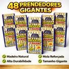 Kit 48 Prendedores de Madeira Gigante Águia Branca Alta Qualidade