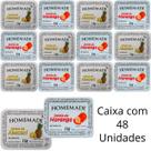 Kit 48 Un De Geleia Sabor Morango e Abacaxi Homemade Em Sachê Blisters De 15g Para Hotel Restaurante
