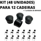 Kit 48 Unidades Sapata Borracha Ponteira Protetor 12 Cadeiras 1,9cm 3/4 Pol Kit 48 Unidades Sapata Borracha Ponteira Protetor 12 Cadeiras 1,9cm 3/4 Pol