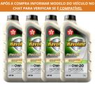 Kit 4L Óleo de Motor 0W-20 100% Sintético Havoline ProDS Texaco