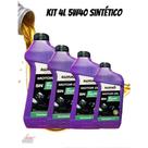 KIT 4L Óleo lubrificante de motor para carros 5w40 RADNAQ Sintético SAE API SN