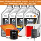 Kit 4L Óleo Maxi Performance Original VW 5W-40 + 4 Filtros Wega Óleo, Ar, Combustível e Cabine