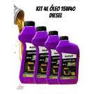 Kit 4L Óleo Para Motor Mineral Super 15W40 Radnaq Diesel