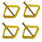 Kit 4pcs Reparo Aba Tomada Salva Caixa De Luz 4x2 Resistente Universal Caxinha Tomada Aba