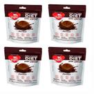 Kit 4pcts Balas My Toffe chocolate Diet Zero Lactose 52g