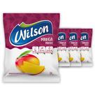Kit 4un de Suco Em Pó Refrescante Sabor Natural Manga 350G Rende 10L Adoçado Prático Rápido