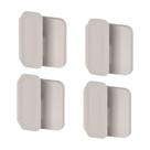 Kit 4UN Gancho de Parede Adesivo Removível Prático Resistente Suporte Para Pendurar até 4kg Bolsa Chave Roupa Toalha Casaco Aplicação Sem Furo OU