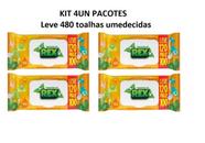 KIT 4UN PACOTES Leve 120 Pague 100 un Lenço Umedecido Turminha Do Rex Leve 120 Pague 100 Unidades