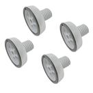 Kit 4un Pé Nivelador Compatível com Lavadora Electrolux LAC09 LT12B LTD09 LTD11 LT13B A99014001