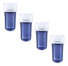 Kit 4und Filtro Água Multiuso Aqualar Ap200 Transparente 3m